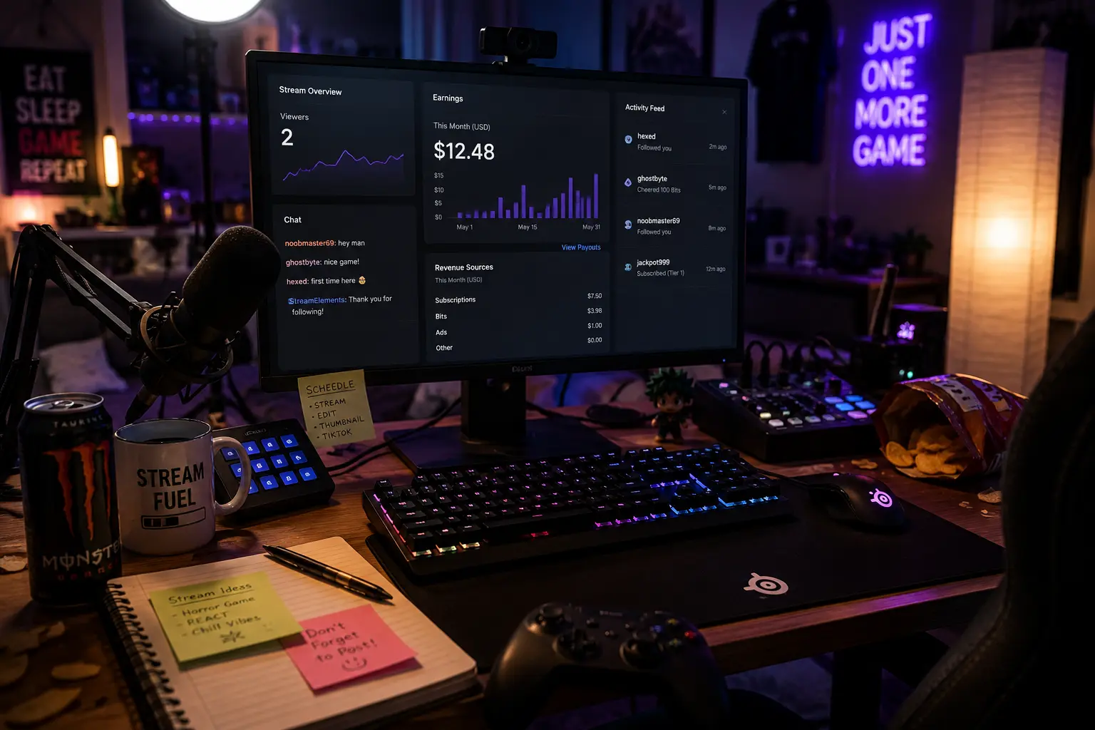 How much do Twitch streamers make? Real twitch streamer income by tier