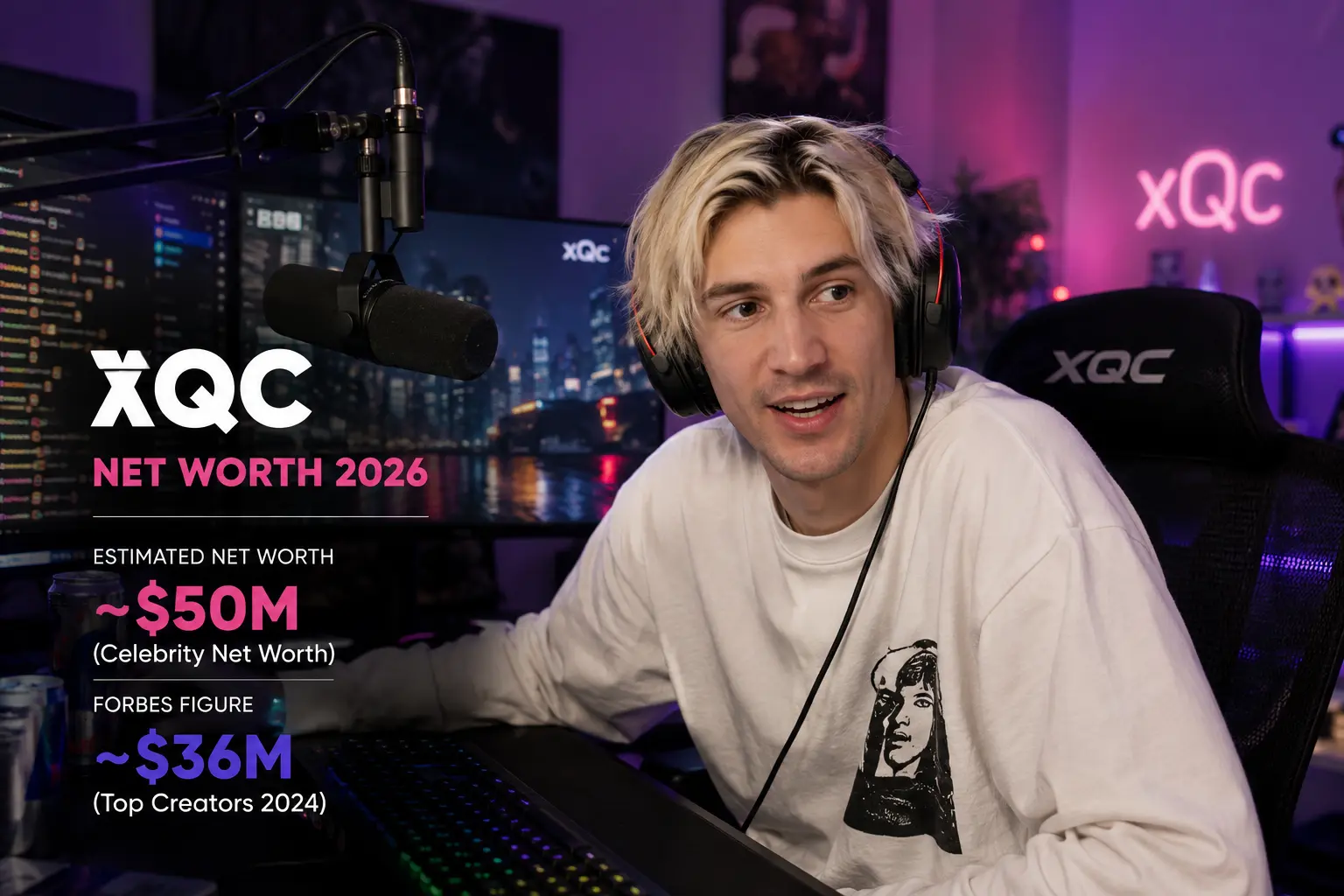 xQc net worth 2026: the Twitch deal math and full income breakdown