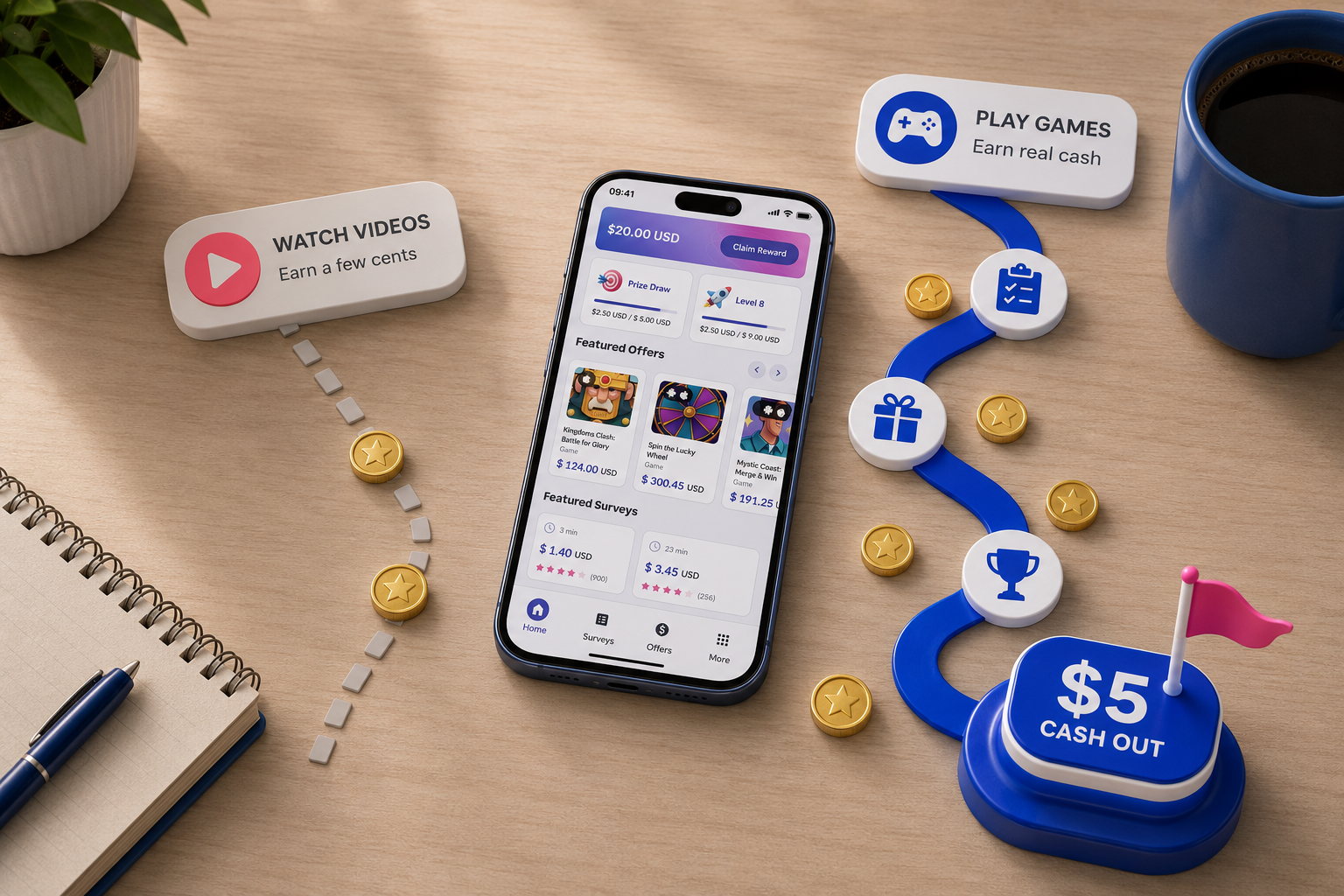 Apps that pay you to watch videos: 9 tested in 2026