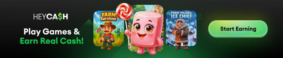 Play games and earn real cash with HeyCash