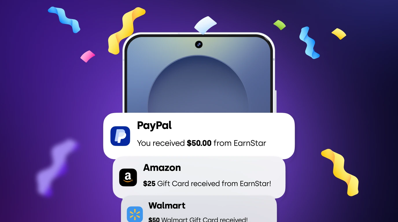EarnStar PayPal cashout screen showing the $1 minimum payout for free apps that pay real money
